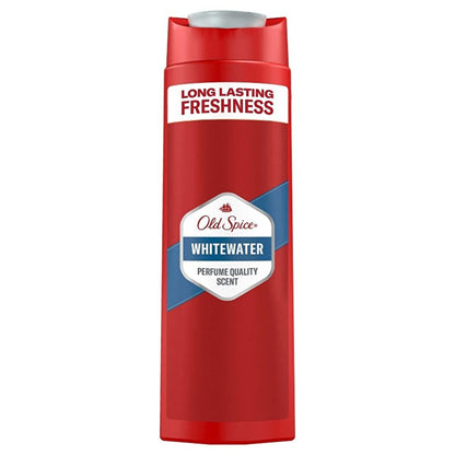 Old Spice Whitewater Men's Shower Gel: Refreshing, Masculine Body Wash for Odor Elimination & Invigorating Clean (13.53 fl oz) by Beauty Care Bag