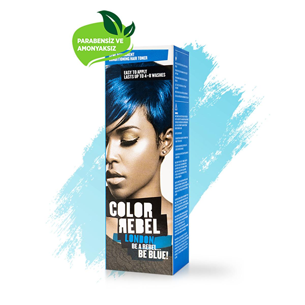Color Rebel London blue dye – view 3