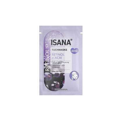 Isana Retinol & Acai Sheet Mask for Smooth Skin 1 Sheet by Beauty Care Bag