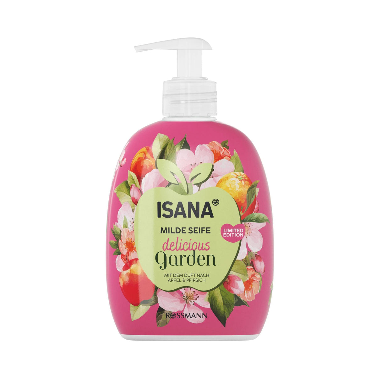 Isana Apple & Peach Liquid Hand Soap 500 ml by Beauty Care Bag