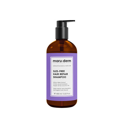 Maruderm Sulfate-Free Shampoo with Argan Oil & Coconut Oil for Damaged Hair - 13.53 fl oz by Beauty Care Bag