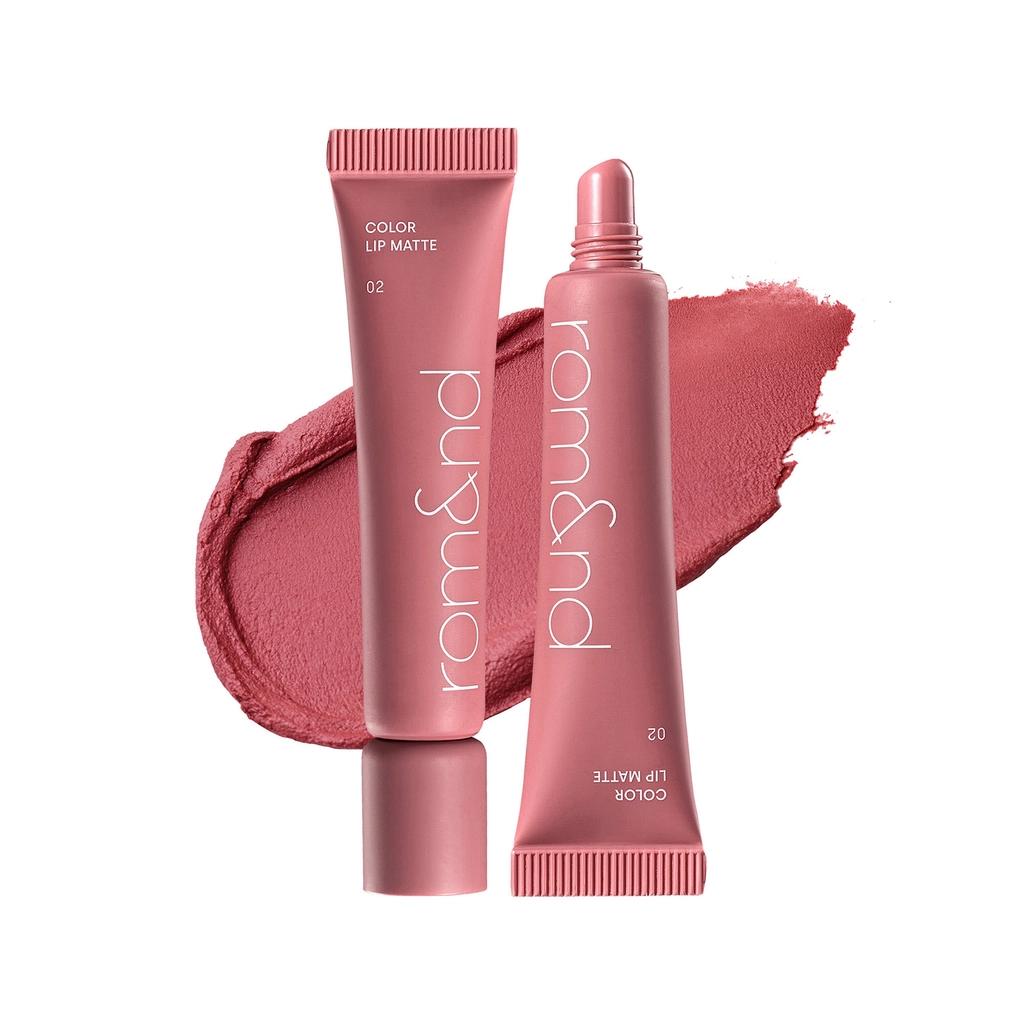 rom&nd Zero Velvet Tint 02 Hush Grape Matte Liquid Lipstick 5.5g by Beauty Care Bag