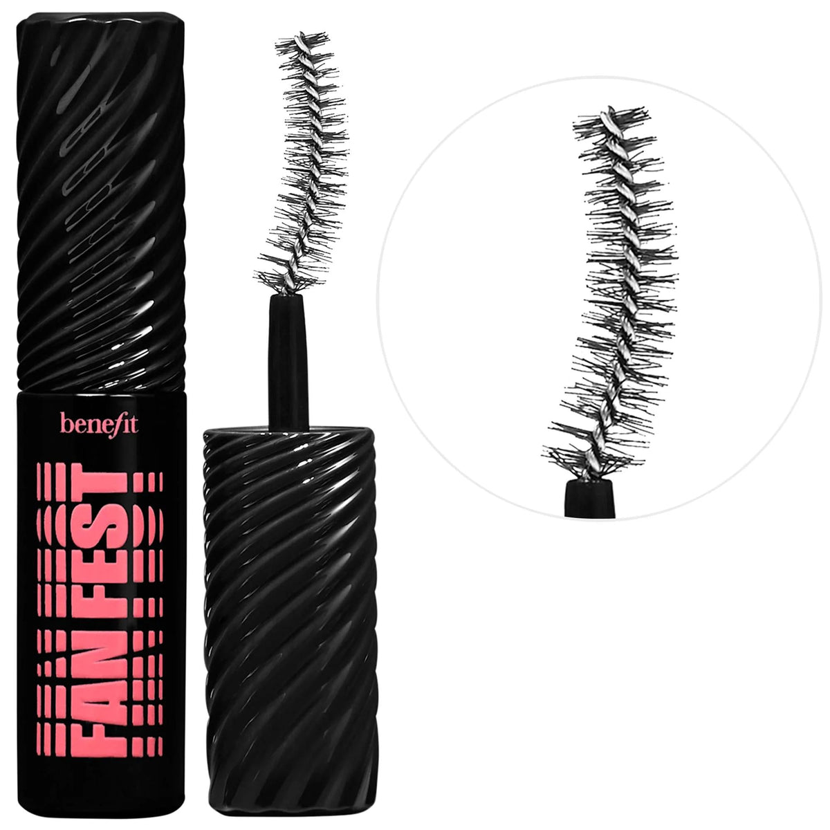 Benefit Cosmetics Mini Fan Fest Fanning & Volumizing Mascara - Volumizing, Lengthening, Natural Ingredients by Beauty Care Bag