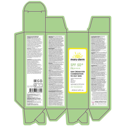 Maruderm SPF 50+ Sunscreen for Oily Skin 50 ml by Beauty Care Bag