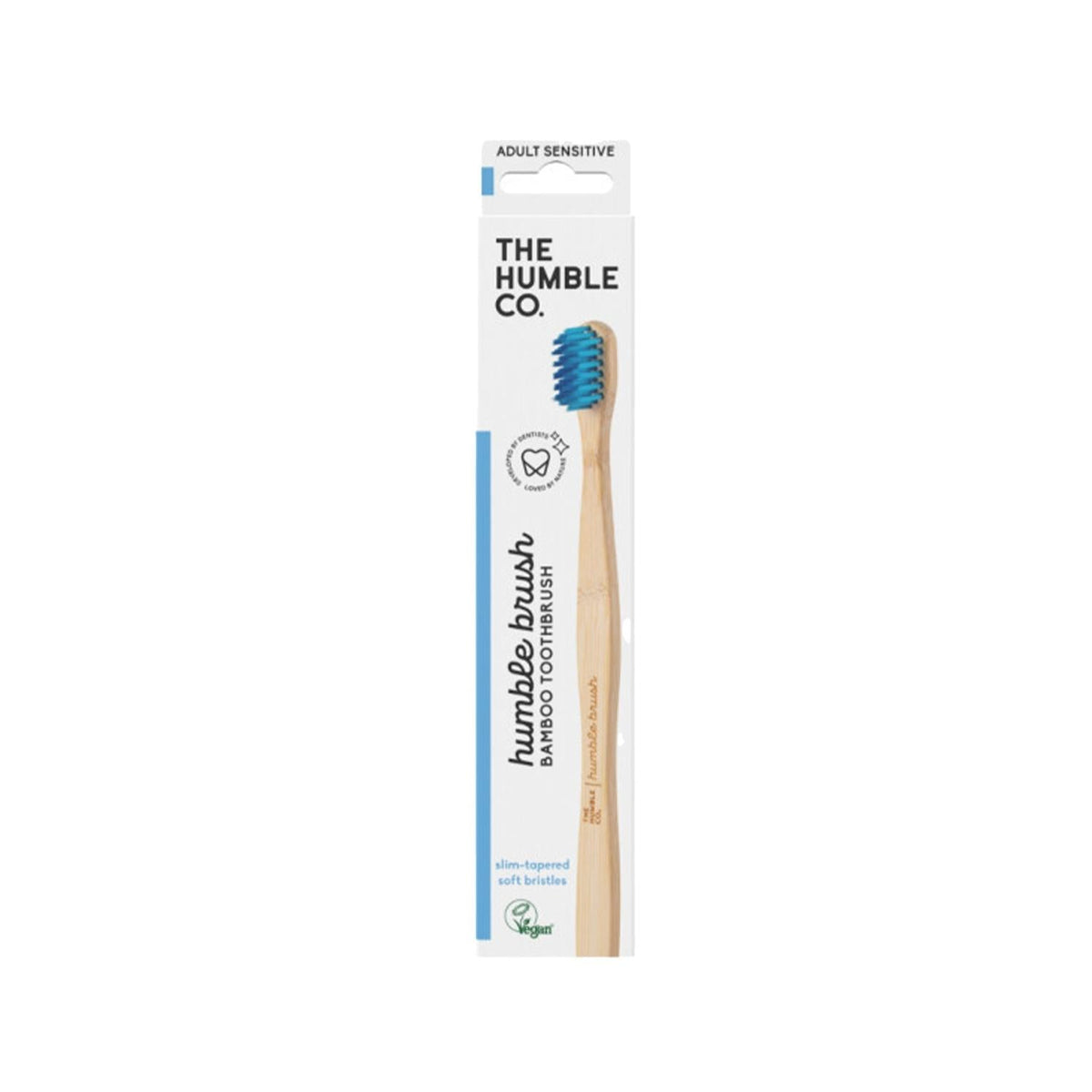 The Humble Co Manual Toothbrush for Sensitive Teeth and Gums - Gentle, Eco-Friendly Adult Toothbrush by Beauty Care Bag