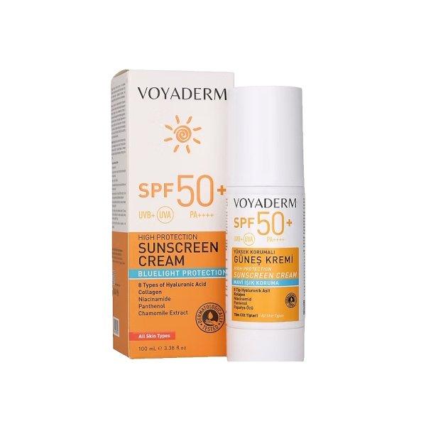 Voyaderm SPF 50+ Collagen Blue Light Sunscreen 100 ml by Beauty Care Bag