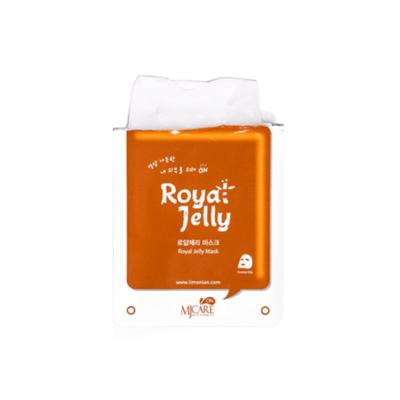 MjCare Royal Jelly Face Mask - Anti-aging Hydrating Disposable Sheet Mask with Hyaluronic Acid & Allantoin by Beauty Care Bag