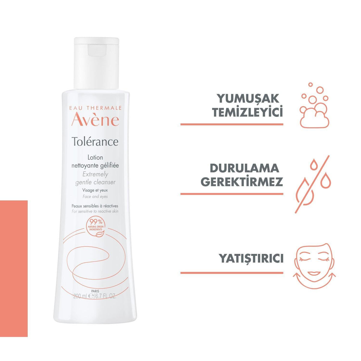 Avene Tolerance gentle cleansing lotion, 200 ml