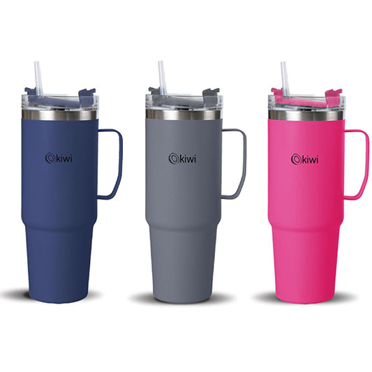 Kiwi 1200ml Insulated Water Bottle & Stainless Steel Thermos: Keep Drinks Hot or Cold On-The-Go. by Beauty Care Bag