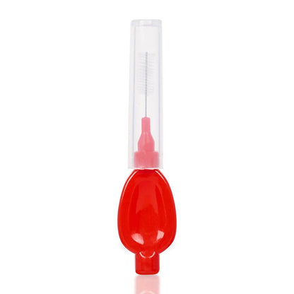 Benri Dent Red Interdental Brushes for Tight Spaces 0.50 mm 6-Pack by Beauty Care Bag