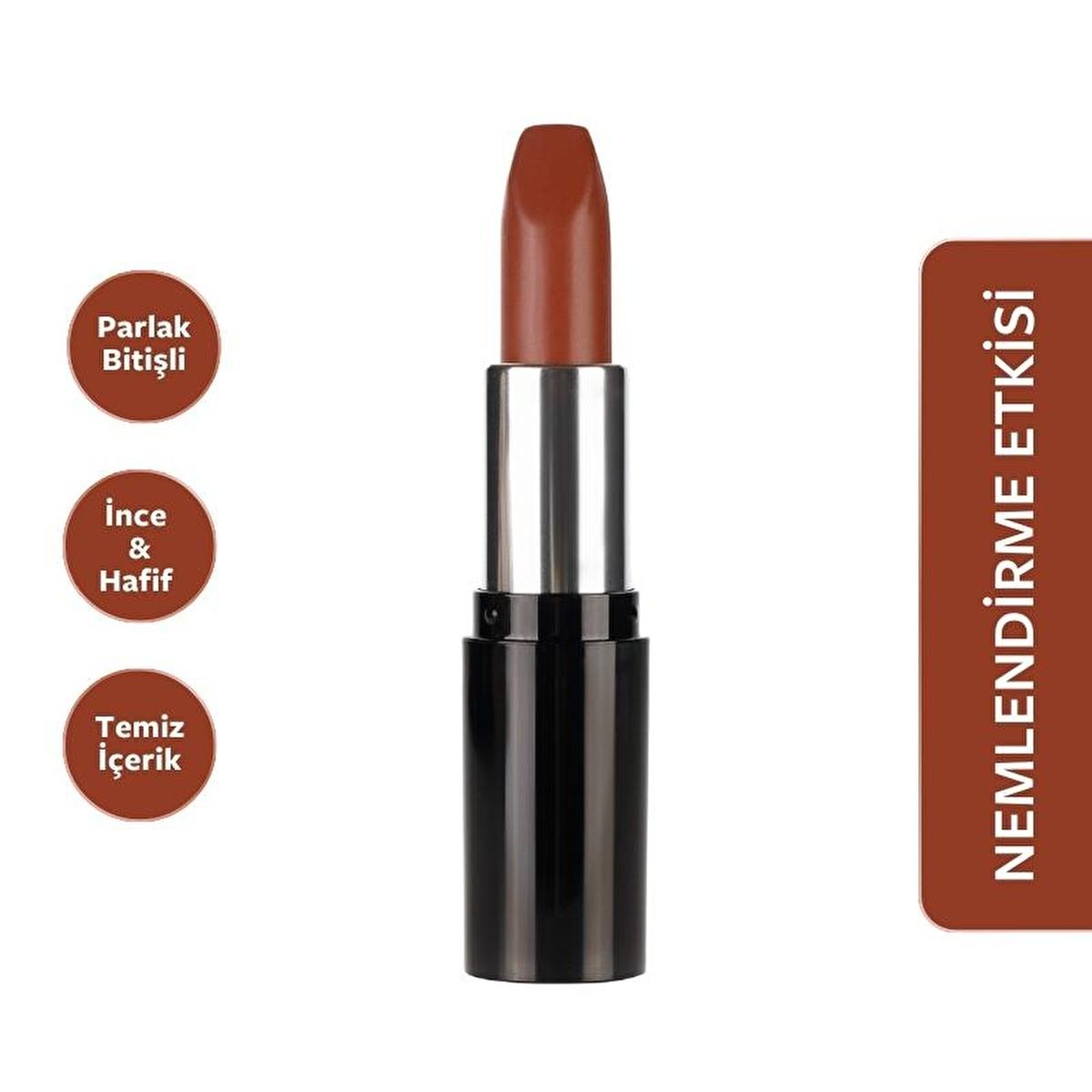 Pastel Nude Lipstick 547 - Natural, Lightweight, Moisturizing Vegan & Cruelty-Free Nude Lip Color by Beauty Care Bag