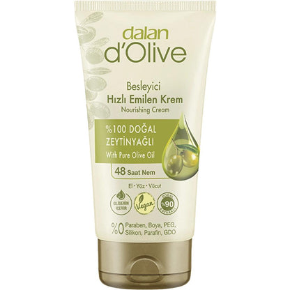 Dalan d'Olive Nourishing Fast-Absorbing Hand & Body Cream 60 ml by Beauty Care Bag