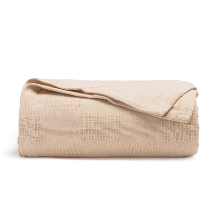 Lightweight Cotton Blanket - Queen by Organic Cotton Mart