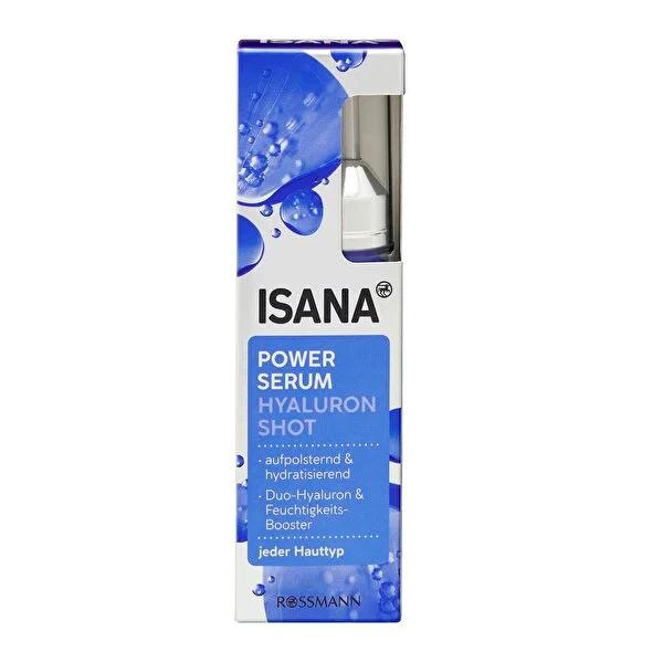 Isana Hyaluronic Acid Serum - Intensely Hydrating, Anti-Aging Face Serum for All Skin Types, Moisturizing and Firming by Beauty Care Bag