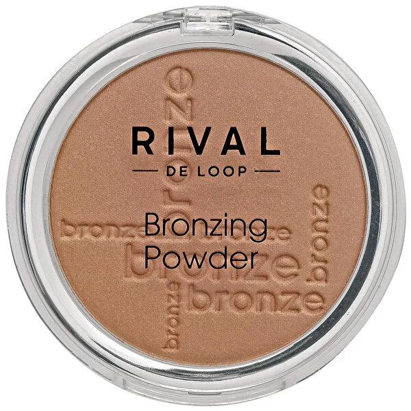 Rival de Loop Bronzing Powder No: 2 Golden Sunset - Nourishing Makeup for a Sun-Kissed Glow by Beauty Care Bag