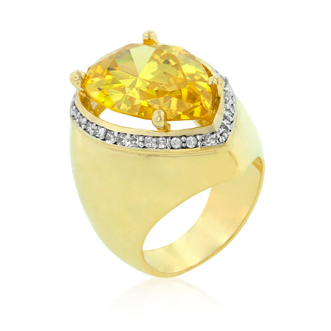 Avera Simple Cubic Zirconia Ring Set In Two-Tone Finish by Avera Group