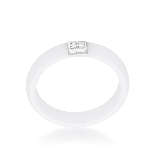 Avera Crystal C'este Di Amore Ring In Sterling Silver by Avera Group