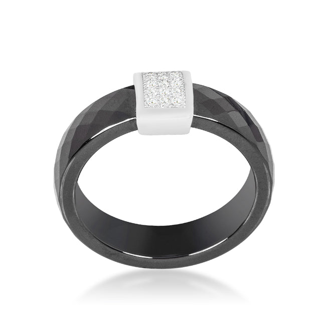 Avera Cubic Zirconia Filigree Hearts Ring in Sterling Silver by Avera Group