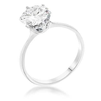 Avera 2 Carat Single Stone Cz Classic Solitaire Ring by Avera Group