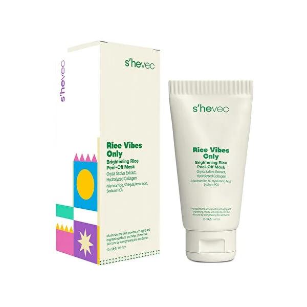 She Vec: Rice Vibes Only Brightening Face Mask - Hydrating, Anti-Aging & Skin Tone Balancing - Illuminate & Revitalize Your Skin. by Beauty Care Bag