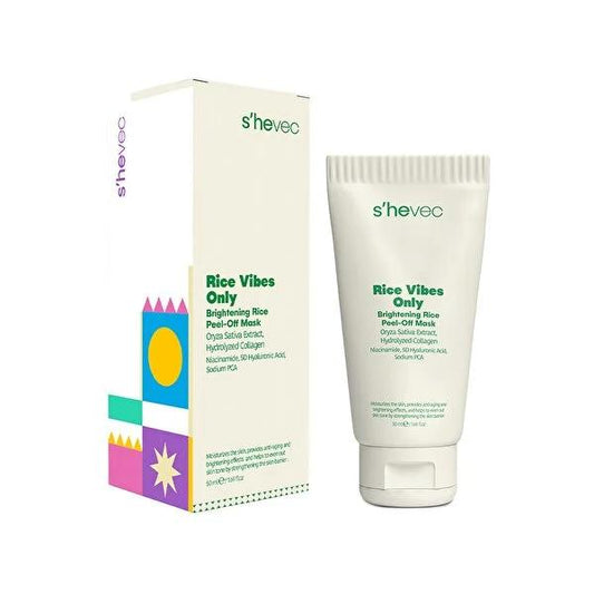She Vec: Rice Vibes Only Brightening Face Mask - Hydrating, Anti-Aging & Skin Tone Balancing - Illuminate & Revitalize Your Skin. by Beauty Care Bag