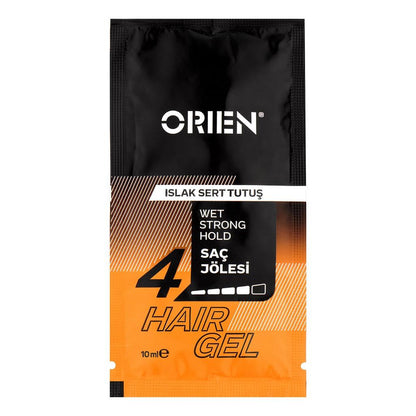 Orien Wet Hard Hold Hair Gel for Strong Styling 10 ml by Beauty Care Bag