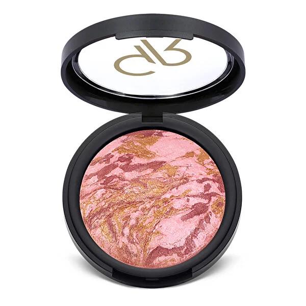 Golden Rose Terracotta Stardust Blush - Radiant, Long Lasting Cheek Color for a Silky Smooth, Healthy Glow by Beauty Care Bag