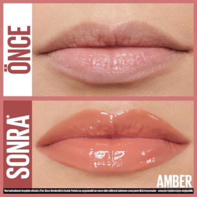 Maybelline Lifter Gloss: Hydrating Hyaluronic Acid Lip Gloss - Non-Sticky, Plumping Effect, Beautiful Amber Shade by Beauty Care Bag