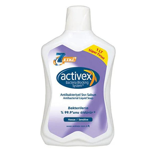Activex Liquid Hand Soap for Sensitive Skin: Kills 99.9% Bacteria - Gentle, Antibacterial, Hygienic Hand Wash - 1 Liter Refill by Beauty Care Bag