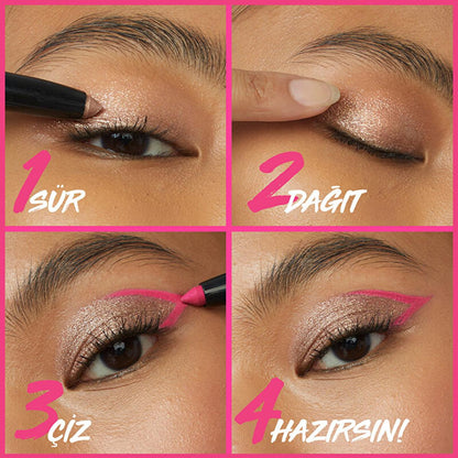 Maybelline Color Tattoo Courageous: Long-Lasting, Smudge-Proof Cream Eyeshadow for Intense Color by Beauty Care Bag