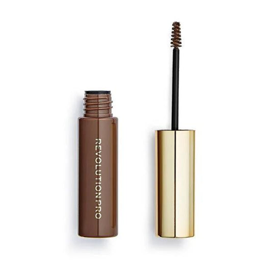 Revolution Pro Eyebrow Gel - Warm Brown, 6ml - Shape, Volumize, and Enhance Your Brows by Beauty Care Bag