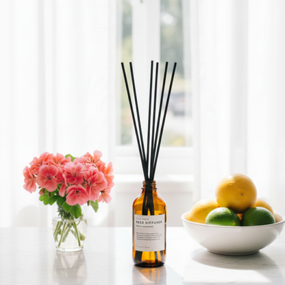 Hello Sunshine - Reed Diffuser (Grapefruit + Geranium + Lime) by Slow North