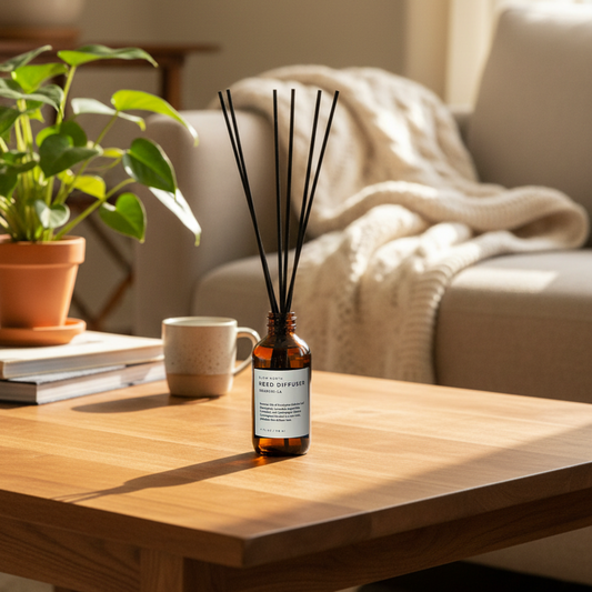 Shangri-La - Reed Diffuser (Eucalyptus + Lavender + Lemongrass) by Slow North