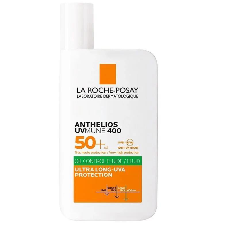 La Roche-Posay Anthelios Oil Control Facial Sunscreen SPF 50+ - UVA/UVB Protection for Oily & Sensitive Skin, Non-Comedogenic, Matte Finish by Beauty Care Bag