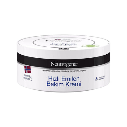 Neutrogena Fast Absorbing Care Cream for Dry Skin 200 ml by Beauty Care Bag
