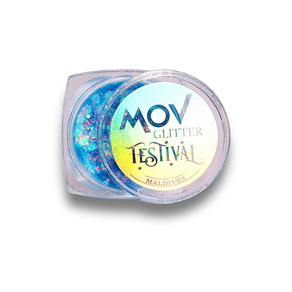 Mov Glitter Krem Festival Face & Body Glitter No:03 Maldives by Beauty Care Bag