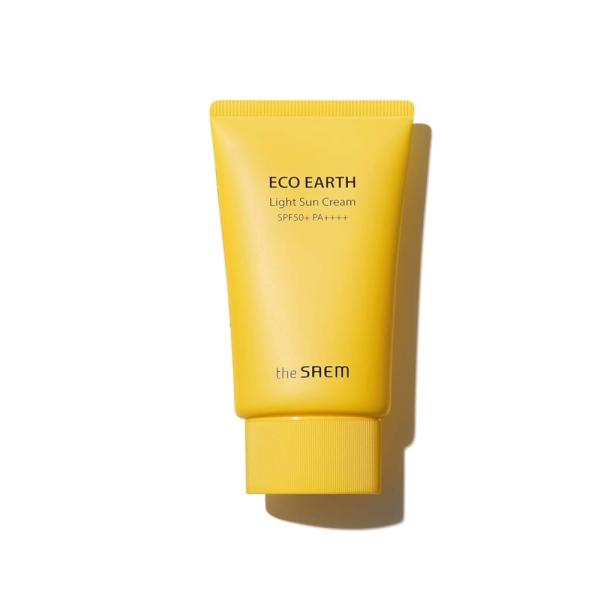 The Saem Eco Earth Light Sun Cream SPF 50+ 50g by Beauty Care Bag