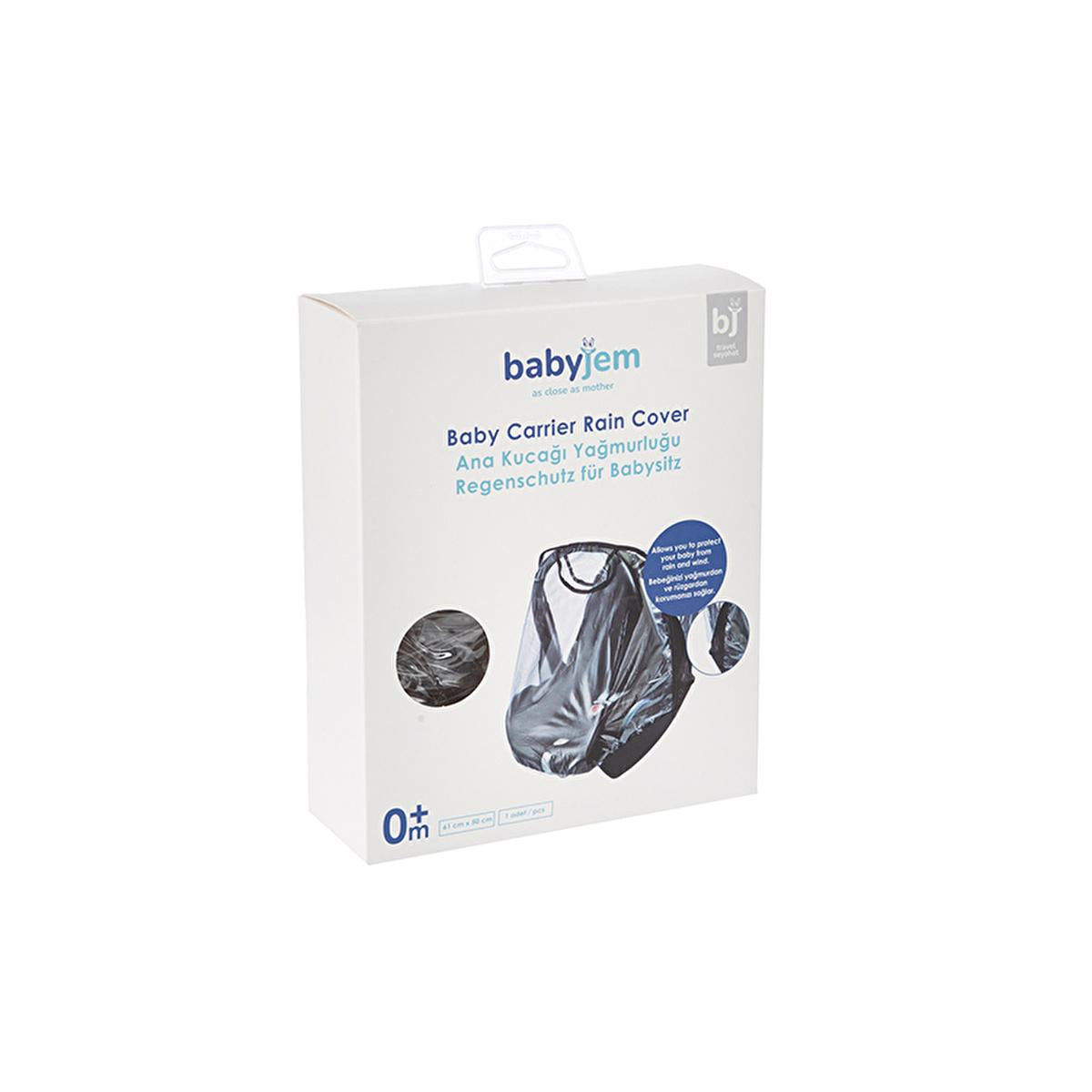 Babyjem Baby Rain Cover - Phthalate-Free PVC Rain Protection for Baby Carriers by Beauty Care Bag
