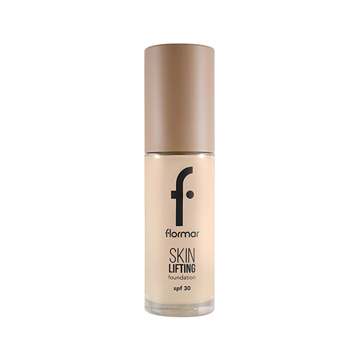 Flormar Anti-Aging Foundation Makeup - Natural Finish, SPF 30, Creamy Texture | Flormar Skin Lifting by Beauty Care Bag
