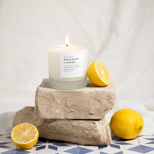 Rosemary + Lemon - Signature Candle by Slow North
