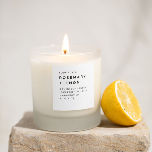 Rosemary + Lemon - Signature Candle by Slow North