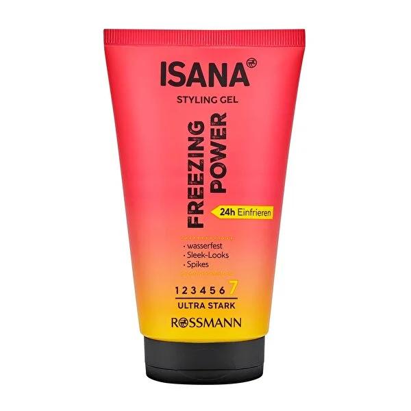 Isana Ultra Hold Hair Styling Gel: 24H Long Lasting, Vegan Formula, Strong Hold, No Residue - 5.07 fl oz by Beauty Care Bag