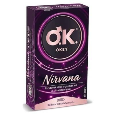 Okey Nirvana Condoms - Safe Sex Protection, 10-Pack for Reliable Contraception - Okey Nirvana Condoms for Adults by Beauty Care Bag