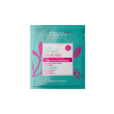 Urban Care Pre-Shower Hair Care Mask - Pure Coconut & Aloe Vera, Vegan, Paraben-Free, Color Protection by Beauty Care Bag