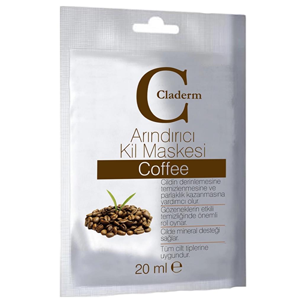 Claderm Purifying Clay Mask with Coffee 20 ml by Beauty Care Bag