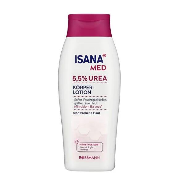Isana MED Moisturizing Body Lotion - Intensive Hydration for Dry Skin by Beauty Care Bag