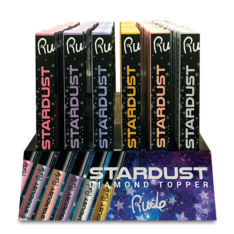 RUDE Stardust Diamond Topper Acrylic Display Set, 72 Pieces by Avera Group
