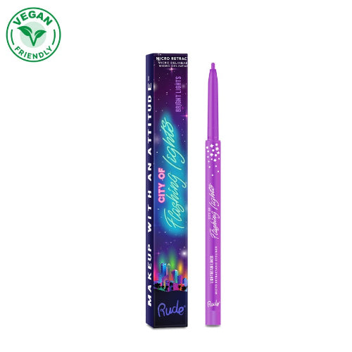 RUDE City of Flashing Lights Micro Retractable Liner - Bright Lights by Avera Group
