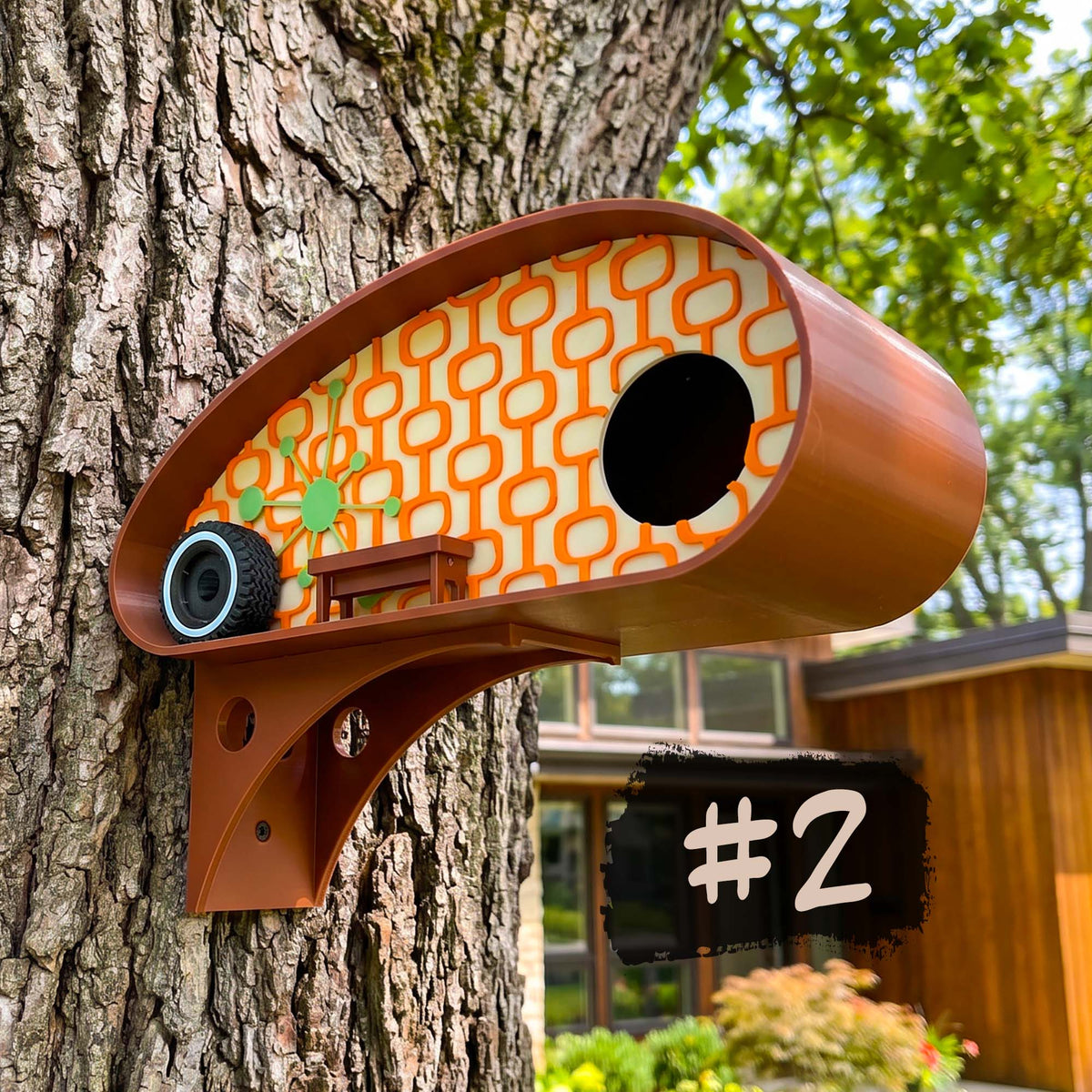 ADG42 Mid-Century Birdhouses | Retro RV Park Collection by Active Doodie Gear­®