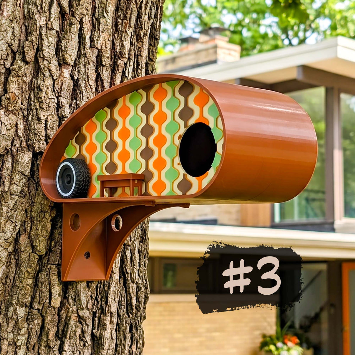 ADG42 Mid-Century Birdhouses | Retro RV Park Collection by Active Doodie Gear­®